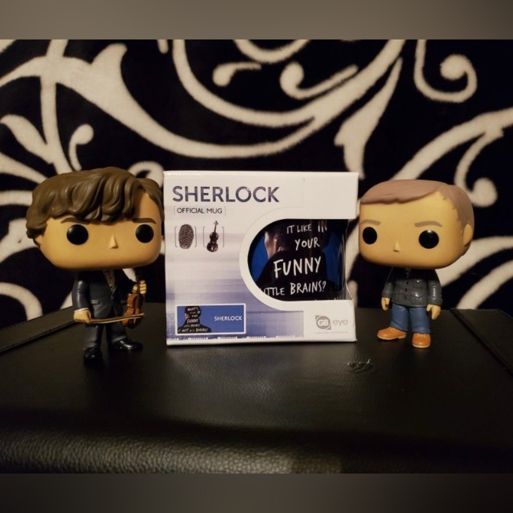 Official BBC Sherlock Funko Pops & Mug